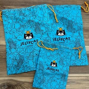 Jellycat London Dustbag Pouches Bundle Set of 3 LIKE NEW